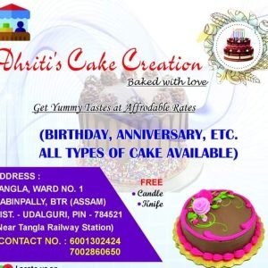 Dhriti's Cake Creation Tangla